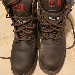 Steel toe boots women’s size 8